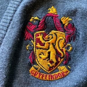 NWOT Harry Potter Gryffindor house cardigan. Size small.